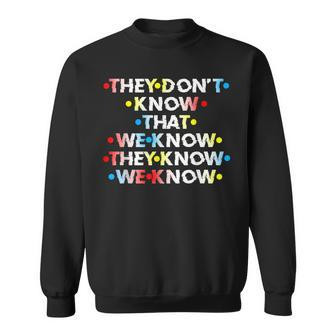 90'S Sitcom They Don't Know Friendship Sweatshirt - Monsterry