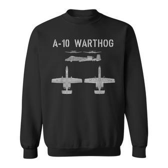 A10 Warthog Thunderbolt Us Warplane Fighter Jet Sweatshirt - Monsterry DE