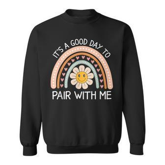 Aba Therapy Therapist To Pair With Me Behavioral Analyst Sweatshirt - Seseable