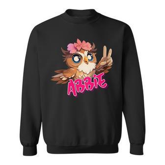 Abbie Schöner Mädchen Name Mit Niedlicher Eule Sweatshirt - Seseable