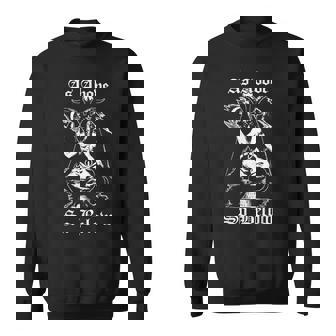 As Above So Below Baphomet Black Magic Devil Sweatshirt - Thegiftio
