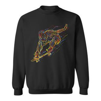 Abstract Skateboarding Sweatshirt - Thegiftio UK