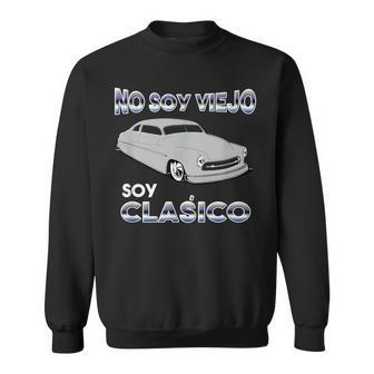 Abuelo On Father's Day In Spanish Classic Car Sweatshirt - Monsterry