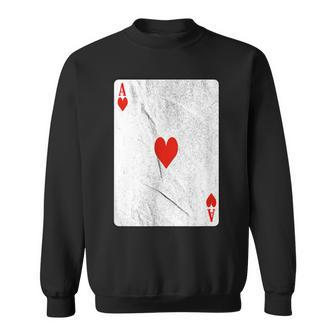 Ace Of Hearts Sweatshirt - Monsterry AU