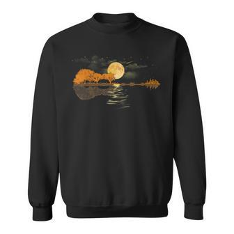 Acoustic Guitar Lake Player Nature Birthday Christmas Sweatshirt - Monsterry DE