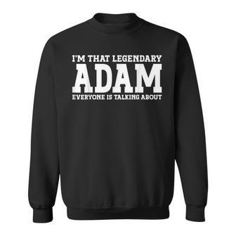 Adam Surname Team Family Last Name Adam Sweatshirt - Seseable