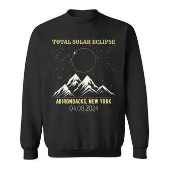 Adirondacks New York Total Solar Eclipse 2024 Sweatshirt | Mazezy