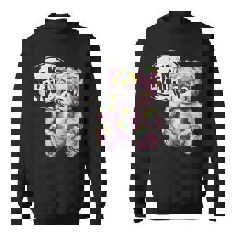 Adorable Ours En Peluche Rose Sweater e - Cadeauxyz