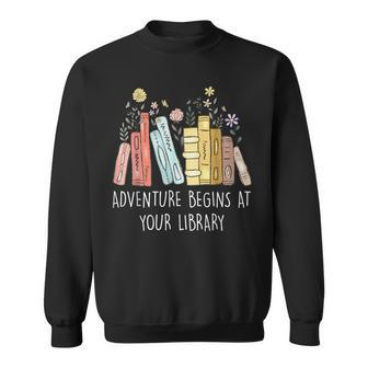 Adventure Begins At Your Library Summer Reading 2024 Books Sweatshirt - Monsterry AU