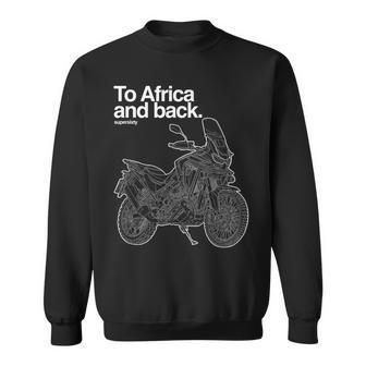 Adventure Dual Sport Adventure Africa Twin Motorcycle Sweatshirt - Monsterry UK