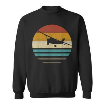 Aeroplane Aviator Retro Vintage Pilot Sweatshirt - Seseable