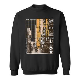 Aesthetic Vaporwave Japan Style 80S 90S Clothes Tokyo Osaka Sweatshirt - Thegiftio UK