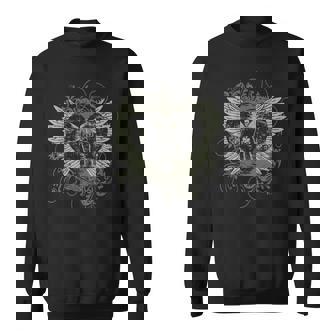 Aesthetic Y2k Fairy Wings Skeleton Alt Grunge Sweatshirt | Seseable CA