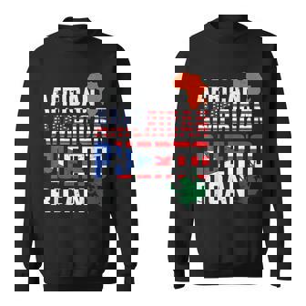 African American And Puerto Rican Flag American Puerto Rican Sweatshirt - Thegiftio
