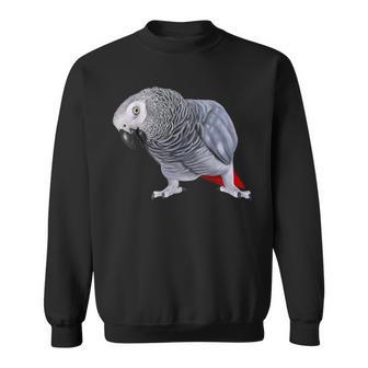 African Grey Parrot Bird Sweatshirt - Monsterry CA