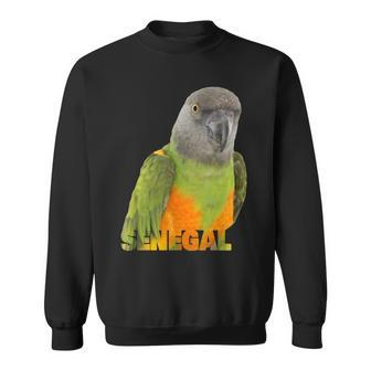 African Senegal Parrot Image & Word Sweatshirt - Monsterry DE