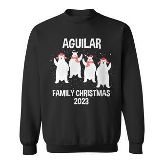 Aguilar Family Name Aguilar Family Christmas Sweatshirt - Seseable