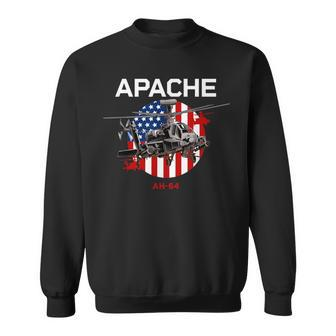 Ah-64 Apache Us Army Helicopter Sweatshirt - Monsterry CA