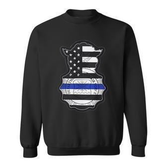 Air Force Security Forces Defender Thin Blue Line Sweatshirt - Monsterry CA