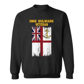 Aircraft Carrier Hms Bulwark R08 Veterans Day Father's Day Sweatshirt - Monsterry DE