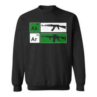 Ak47 Ar15 Riffle Adult's Nra Cool Gun Defense Sweatshirt | Mazezy