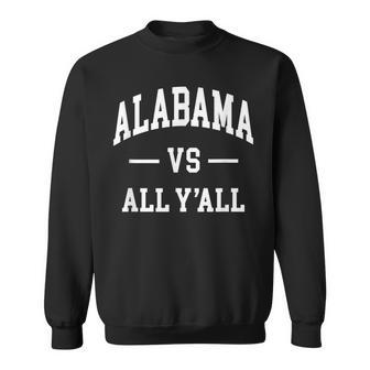 Alabama Vs All Y'all Throwback Classic Sweatshirt - Seseable