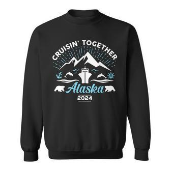 Alaska Cruise 2024 Family Friends Group Travel Matching Sweatshirt - Thegiftio UK