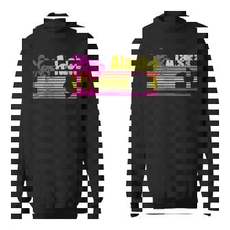 Alaska Tropical Neon Sunset Sweatshirt | Mazezy