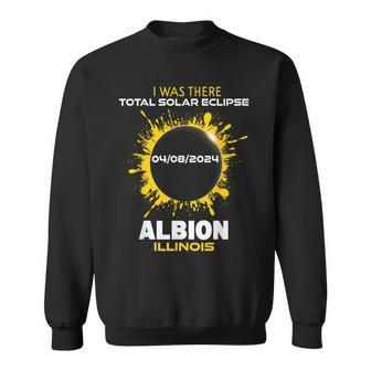 Albion Illinois Total Solar Eclipse 2024 Sweatshirt - Thegiftio UK