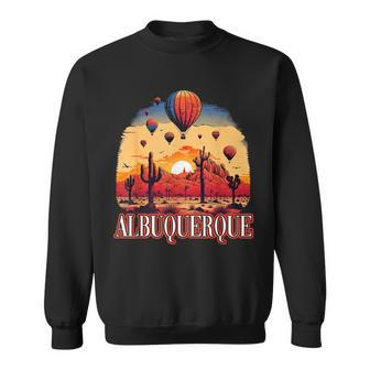 Albuquerque Balloon New Mexico Hot Air Balloon Sweatshirt - Monsterry