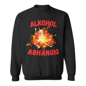 Alcohol Dependent Alcohol Sweatshirt - Seseable