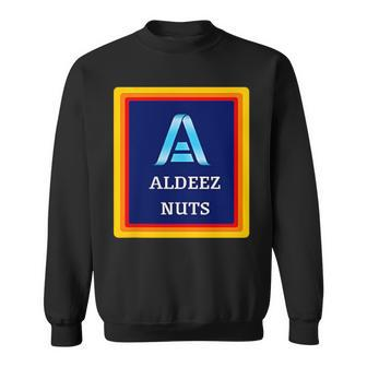 Aldeez Nuts Meme Deez Nuts Corner Logo Sweatshirt - Monsterry UK