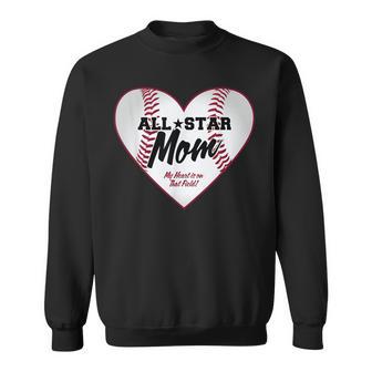 All-Star Baseball Mom Sweatshirt - Monsterry