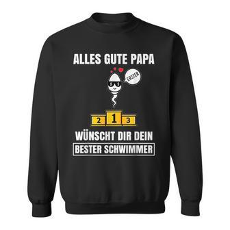 Alles Gute Papa Dein Beste Schwimmer -Ater Papa Father's Day S Sweatshirt - Geschenkecke