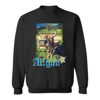 Allgäu Alpenintage Kuh Bayern Deutschland Souvenir S Sweatshirt - Geschenkecke