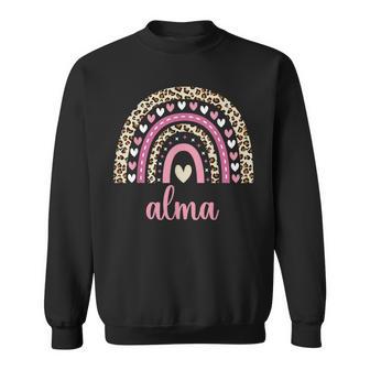 Alma Regenbogenorname Name Geburtstag Alma Sweatshirt - Geschenkecke