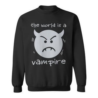 Alternative The World Is A Vampire Pumpkins 90S Grunge Rock Sweatshirt - Monsterry AU