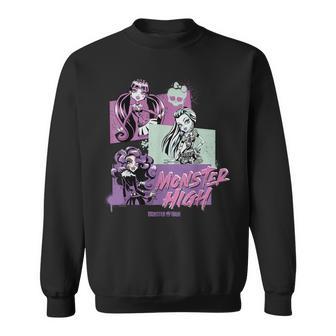 Alumni Of Monster High Draculaura Frankie Stein Clawdeen Wolf Sweatshirt - Geschenkecke