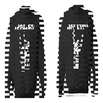 Amateurs De Musique Rock Hand De Heavy Metal Fingers Sweater e - Cadeauxyz