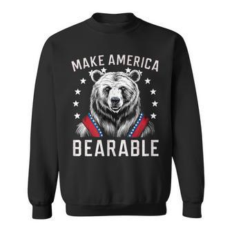 Make America Bearable I Choose The Bear Team Bear America Sweatshirt - Monsterry UK