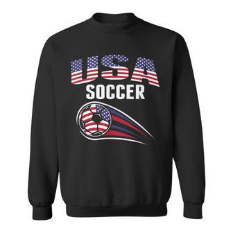 America Soccer Fans Jersey United States Football Lovers Sweatshirt - Monsterry UK