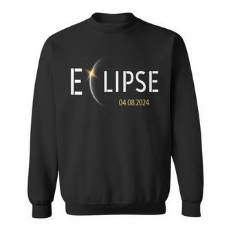 America Solar Eclipse 2024 Total Solar Eclipse April 8 2024 Sweatshirt - Monsterry