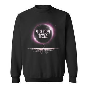 America Totality 40824 Total Solar Eclipse 2024 Texas Sweatshirt - Monsterry DE