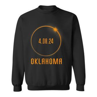 America Totality 40824 Total Solar Eclipse Oklahoma 2024 Sweatshirt | Mazezy