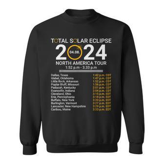 America Totality Spring 40824 Total Solar Eclipse 2024 Sweatshirt - Monsterry AU