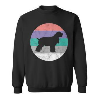 American Cocker Spaniel For Women & Girls Retro Sweatshirt | Mazezy