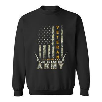 American Flag Camo Proud Us Army Veteran Sweatshirt - Monsterry AU
