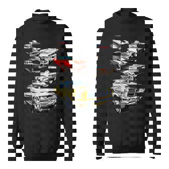 American Muscle Cars Vintage Classic Cars Sweatshirt - Seseable