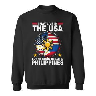 American Philippines Roots Filipino I Love Philippines Sweatshirt - Thegiftio UK