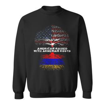 American Raised With Armenian Roots Armenia Sweatshirt - Monsterry CA